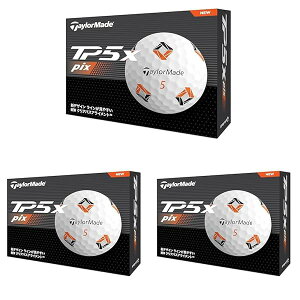 TaylorMade �e�[���[���C�h ���{���K�i TP5x Pix�V���[�Y 2024 �S���t�{�[�� 1�_�[�X(12��) (× 3)