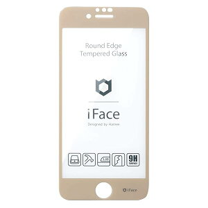 iFace iPhone SE(��3����/��2����)/8/7/6s/6 ��p �K���X�t�B���� ���E���h�G�b�W ��ʕی�V�[�g [�x�[�W��]