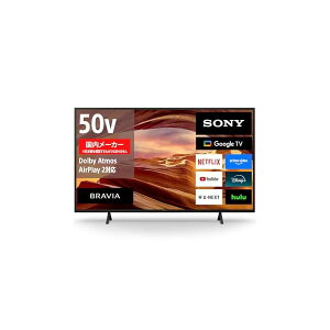 �\�j�[(SONY) �e���r 50�C���` �t�� 4K �u���r�A KJ-50X75WL Google TV 6��ȏ㐄��