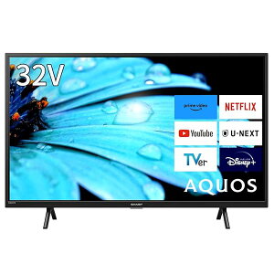 �V���[�v(SHARP) 32V�^ �n�C�r�W���� �t�� �e���r �A�N�I�X 2T-C32EF1 �l�b�g����Ή� Android TV Dolby Audio�Ή�