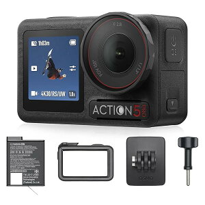 DJI �A�N�V�����J���� Osmo Action 5 Pro �X�^���_�[�h�R���{ ���^ 1/1.3�C���`�Z���T�[�t�� �h�� 4K/120fps�f�� ��ʑ̃g���b�L���O ��u���␳ �f���A��OLED�^�b�`��� �X�|�[�c vlog �E�F�A���u���J��