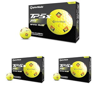 �e�[���[���C�h(TAYLOR MADE) TMJ24 TP5x pix YLW JPN 12���� �e�B�[�s�[�t�@�C�u �G�b�N�X �s�b�N�X �C�G���[ �S���t�{�[�� 2024�N���f�� �C�G���[ (× 3)