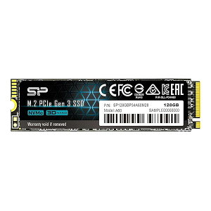 SP Silicon Power �V���R���p���[ SSD 128GB 3D NAND M.2 2280 PCIe3.0×4 NVMe1.3 P34A60�V���[�Y 5�N SP128GBP34A60M28