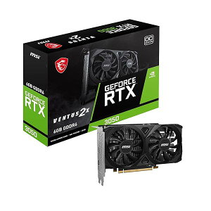 MSI GeForce RTX 3050 VENTUS 2X E 6G OC �O���t�B�b�N�X�J�[�h VD8926