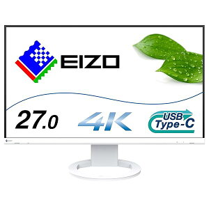 EIZO �r�W�l�X�����X�^���_�[�h���j�^�[ | FlexScan EV2740S-WT | 27.0�^4K UHD�EUSB Type-C�E�z���C�g