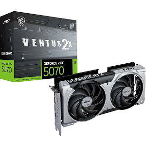 MSI GeForce RTX 5070 12G VENTUS 2X OC �O���t�B�b�N�X�{�[�h VD9071