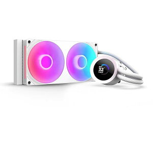 NZXT Kraken Plus 240 RGB v2 White �ȈՐ���CPU�N�[���[ �z���C�g RL-KR240-W2 FN2486