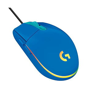 Logicool G �Q�[�~���O�}�E�X G203 �L�� �Q�[�~���O �}�E�X USB �ڑ� G203-BL �y�� 85g LIGHTSYNC RGB 6�v