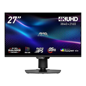 MSI �Q�[�~���O���j�^�[ MAG 274UPDF E16M 27�C���`/�f���A�����[�h/4K UHD/RAPID IPS�p�l��(Mini LED)/160Hz