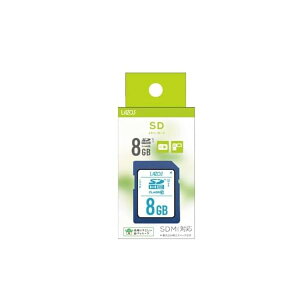 LAZOS SD�J�[�h 8GB �N���X10 SDHC �������[�J�[�h SDMI�Ή� L-B8SDH10-U1