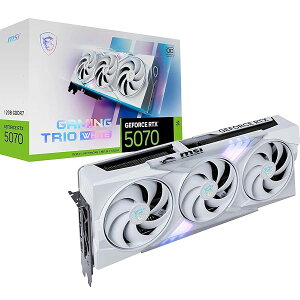 MSI GeForce RTX 5070 12G GAMING TRIO OC WHITE �O���t�B�b�N�X�{�[�h VD9067