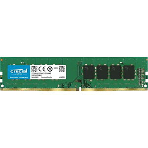 Crucial �f�X�N�g�b�v�p���݃����� 8GB(8GBx1��) DDR4 3200MT/s(PC4-25600) CL22 UDIMM 288pin CT8G4DFS832A