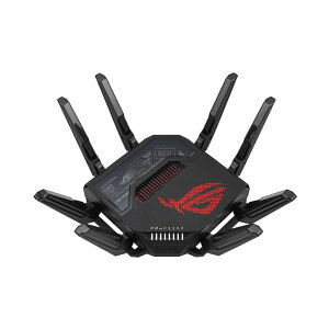 ASUS WiFi ROG Rapture GT-BE98 ���� ���[�^�[ �ŐV�K�iWiFi7 11529+5764+5764+1376Mbps�N���b�h�o���h�Q�[�~��