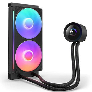 NZXT Kraken Plus 240 RGB v2 Black �ȈՐ���CPU�N�[���[ �u���b�N RL-KR240-B2 FN2485