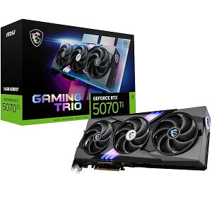 MSI GeForce RTX 5070 Ti 16G GAMING TRIO OC �O���t�B�b�N�X�{�[�h VD9096