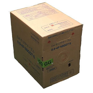 ���{�����@Cat6�@LAN�P�[�u���i300m�����j�@NSGDT6 0.5mm-4P �ᑐ