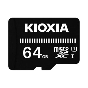 KIOXIA(�L�I�N�V�A) �����Ń����� microSD 64GB UHS-I�Ή� Class10 microSDXC (�]�����x50MB/s) �����T�|�[�g