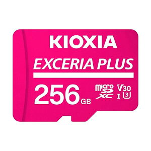 KIOXIA(�L�I�N�V�A) �����Ń����� microSD 256GB EXCERIA PLUS UHS-I U3 V30 Class10 Nintendo Switch����m�F�� mic