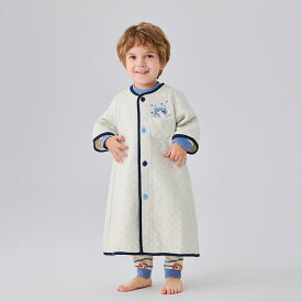 【感謝祭★ミニ価格32%OFF】《コンビミニ》あったかキルトガウン兼用スリーパー（ねんねくま） : 男の子 女の子 80cm 90cm 100cm 110cm 120cm 130cm | 着る毛布 子供 赤ちゃん 冬 ベビー服 あったか 袖付き 綿毛布 綿 袖 あり【パジャマ】【プレゼント】