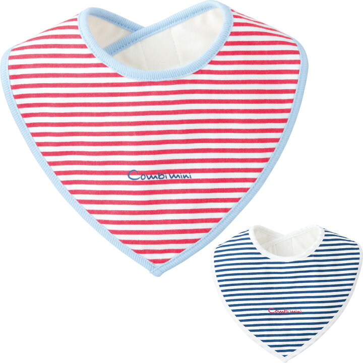 楽天市場 10 Off コンビミニ バンダナスタイ ボーダー 男の子 女の子 ギフト ベビー 子供 新生児 赤ちゃん よだれかけ ビブ バンダナタイプ レッド ロイヤルブルー 撥水加工 スタイ 出産祝い プレゼント バンダナ ベビースタイ おしゃれ よだれ掛け 防水