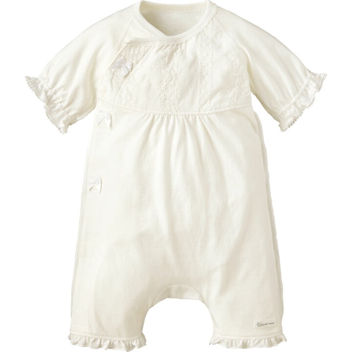 楽天市場 10 Off コンビミニ セレモニーラップクラッチ夏丈 女の子 50cm 60cm 70cm 夏生まれ 赤ちゃん 退院 ロンパース 新生児服 新生児 ベビー服 カバーオール おしゃれ 春夏 ブランド 夏服 退院着 子供服 かわいい 出産祝い 七分丈 七分袖 お宮参り ギフト