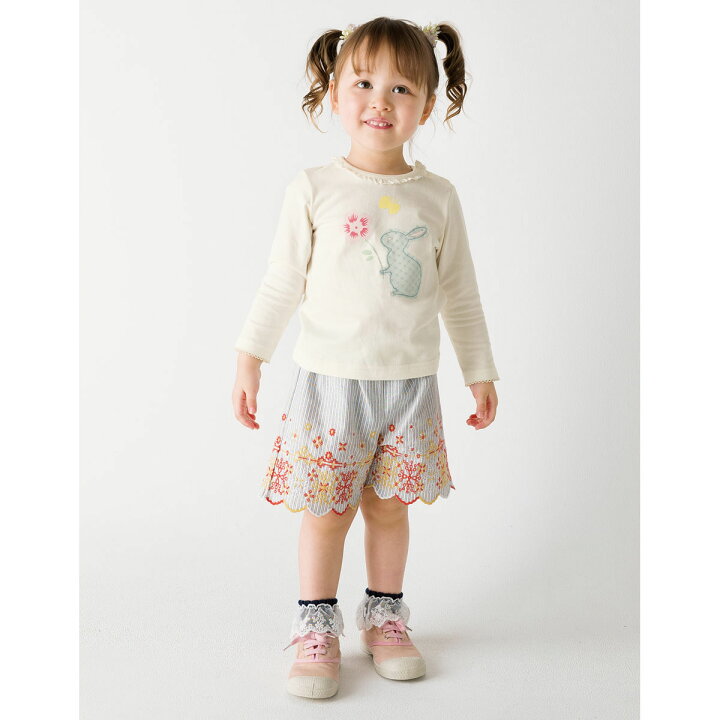 楽天市場 70 Off コンビミニ キュロット カットレース 女の子 80cm 90cm 100cm 110cm 1cm ギフト ベビー服 子供服 赤ちゃん 服 子ども こども パンツスカート パンツ 春夏 可愛い おしゃれ ボトムス ボトム ガールズ 小学生 保育園 キュロットスカート