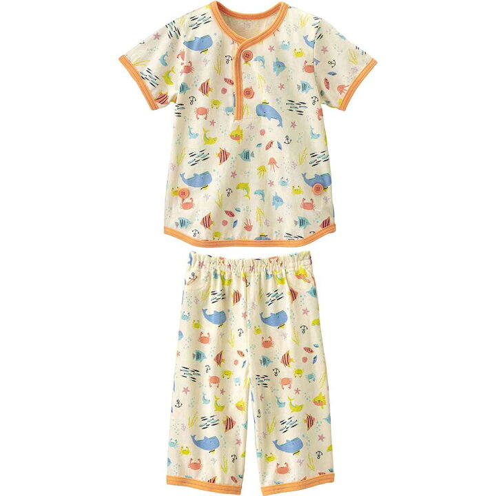 楽天市場 40 Off コンビミニ 半袖パジャマ 海のなかま 男の子 女の子 80cm 90cm 100cm 110cm 1cm 130cm イエロー おしゃれ 可愛い キッズ 子供服 パジャマ ルームウェア 子供 半袖 かわいい 夏 こども 夏用 イルカ 魚柄 綿 100 寝巻き 部屋着 パジャマ