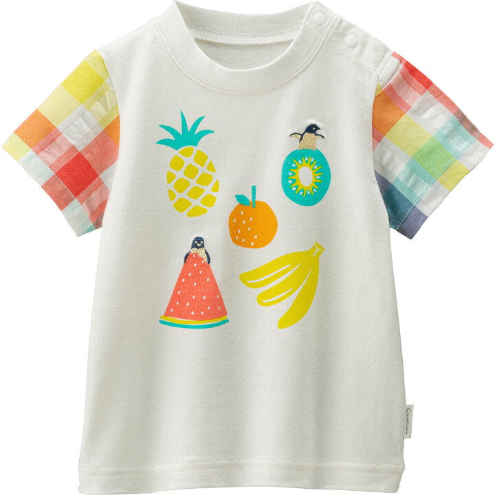 楽天市場 60 Off コンビミニ 半袖tシャツ 袖チェック 男の子 女の子 70cm 80cm 新生児 服 子供服 ベビー服 夏 夏服 子供 Tシャツ ティーシャツ トップス かわいい おしゃれ 双子 ティシャツ カットソー 可愛い 子ども服 こども服 男児 女児 可愛い服