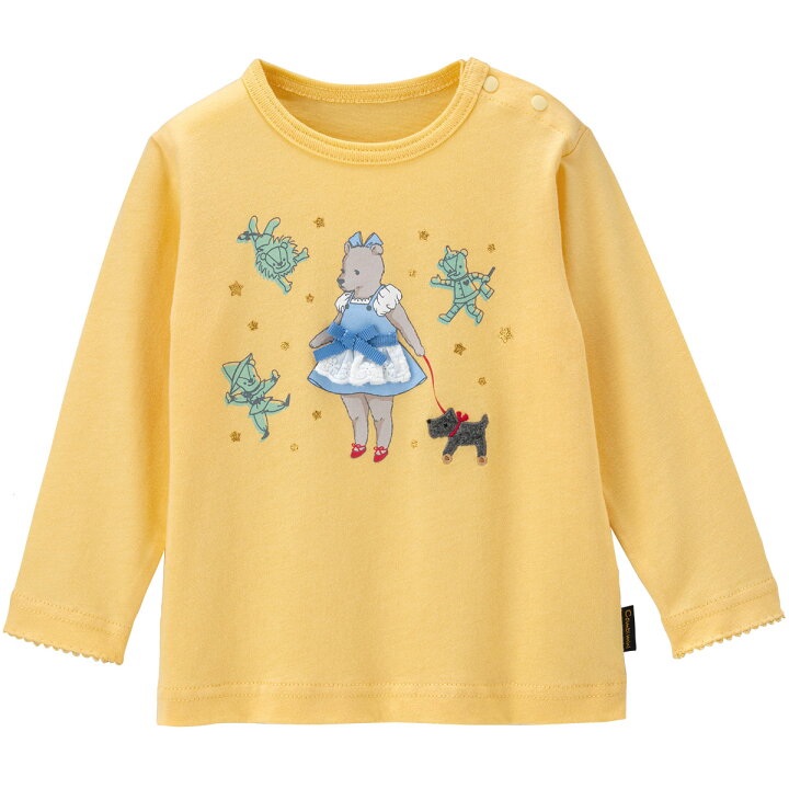 楽天市場 30 Off コンビミニ Tシャツ ドロシー 女の子 80cm 90cm 100cm 110cm 1cm 赤ちゃん ウェア 子供 子供服 子ども服 こども服 秋冬 秋服 ロンt 双子 姉妹 お揃い 保育園 おしゃれ 可愛い プレゼント トップス キッズ かわいい 長袖 ロング コンビ