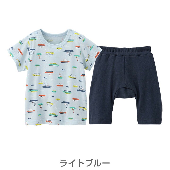 楽天市場】【70％OFF】《コンビミニ》半袖Tシャツ＆ハーフパンツセット 