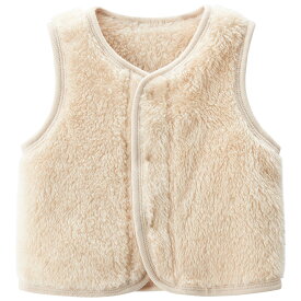 《コンビミニ》あったかボアベスト : 男の子 女の子 60cm 70cm 80cm 90cm | 赤ちゃん 服 ベビー服 ウェア 子供服 子ども服 こども服 冬服 ベスト 冬 ボアベスト ボア 防寒 可愛い 秋冬 かわいい 用品 あったか【プレゼント】【新生児】【アウター】