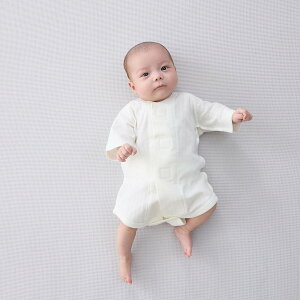 【10%OFF】《コンビミニ》あったかワンタッチ短肌着(ずりあがり防止付き) : 男の子 女の子 50cm 60cm 70cm | 冬生まれ 赤ちゃん 服 子供 ベビー ベビー肌着 退院 冬 ボディスーツ ロンパース ブ