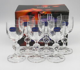 ボヘミアングラス 「クラウディア」 リキュール（冷酒）グラス 50ml 6個セット