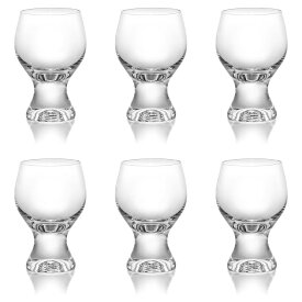 ボヘミアングラス ジーナ ワイングラス 大 230ml6個セット