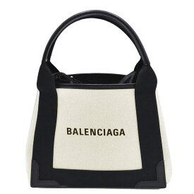 バレンシアガ バッグ BALENCIAGA レディース 2WAY トートバッグ ネイビー XS カバス ライトベージュxブラック 390346 新品