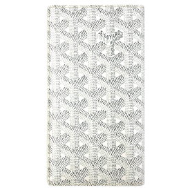 【ポイント6倍以上★】ゴヤール 財布 GOYARD メンズ 長財布 札入れ 小銭入れなし PORTEFEUILLE ST LAMBERT PM BLANC ホワイト 50 新品