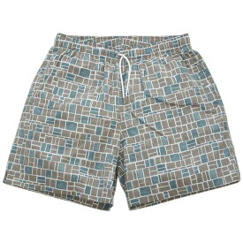 エルメス スイムウェア H938080HF0GME HERMES ソルド メンズ 水着 BOXER LONG MOSAIQUE H 0G BETON ベージュグレー Mサイズ 新品