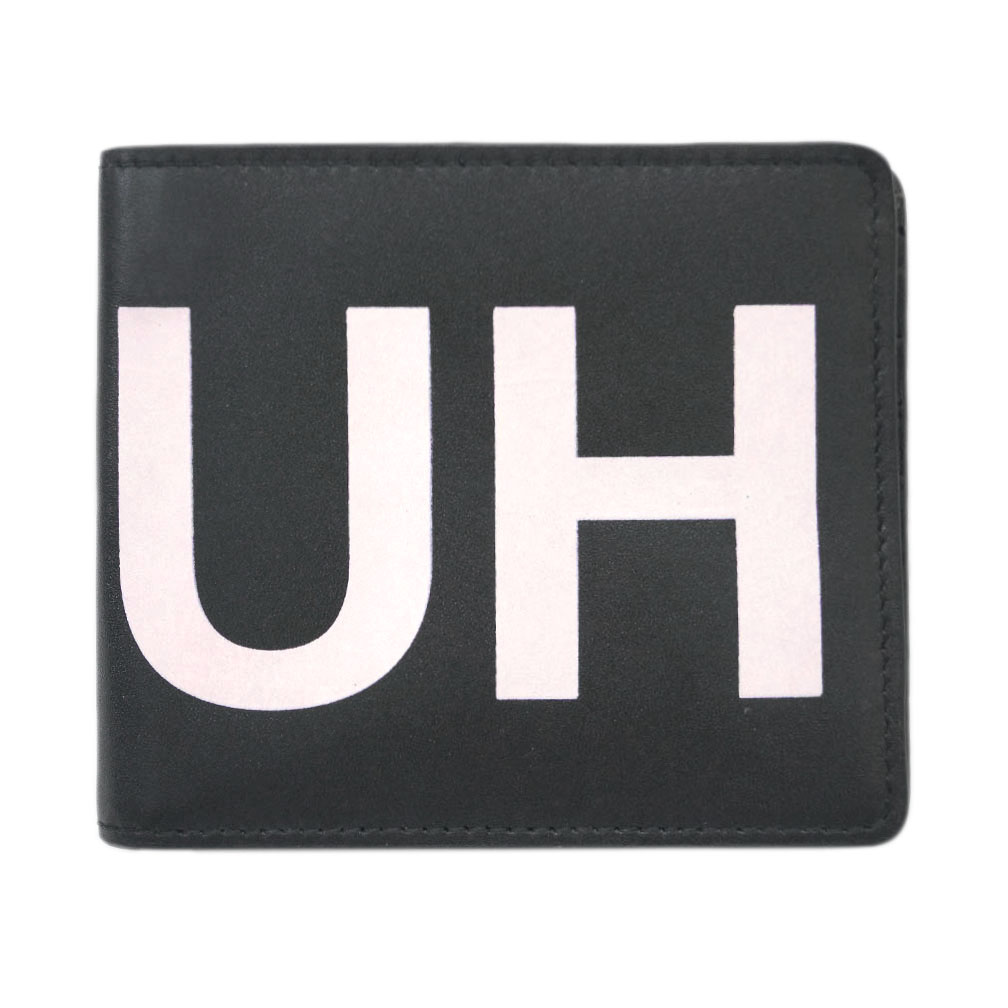 Hugo Boss Mens Hero Reverse Logo Genuine Leather Coin Pouch Wallet
