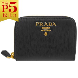 【対象商品Max50％OFF★】プラダ コインケース 1MM268 PRADA ラウンドファスナー 小銭入れ GLロゴ ヴィテッロ ムーブ ネロ ブラック アウトレット 新品【6/11 2時迄】