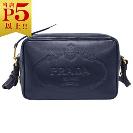 【対象商品Max50％OFF★】プラダ バッグ 1BH089 PRADA ショルダーバッグ GLACE'CALF バルティコ カーフネイビー ゴールド金具 アウトレット 新品 新品【6/11 2時迄】