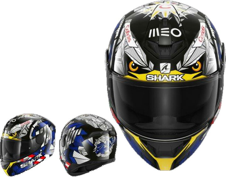 楽天市場】D-SKWAL2 フルフェイスヘルメット OLIVEIRA FALCAO Mサイズ 