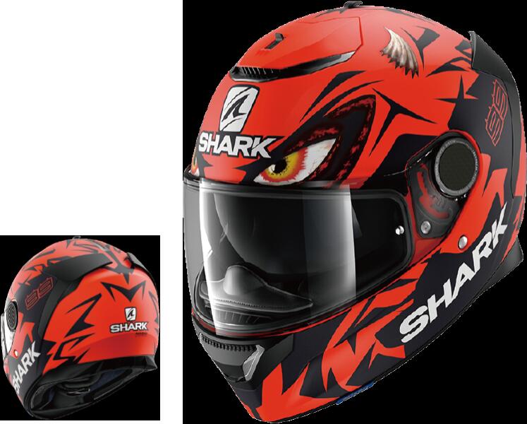 2022春夏 SHARK シャーク SPARTAN フルフェイスヘルメット REPRICA LORENZO AUSTRIAN GP MAT XLサイズ