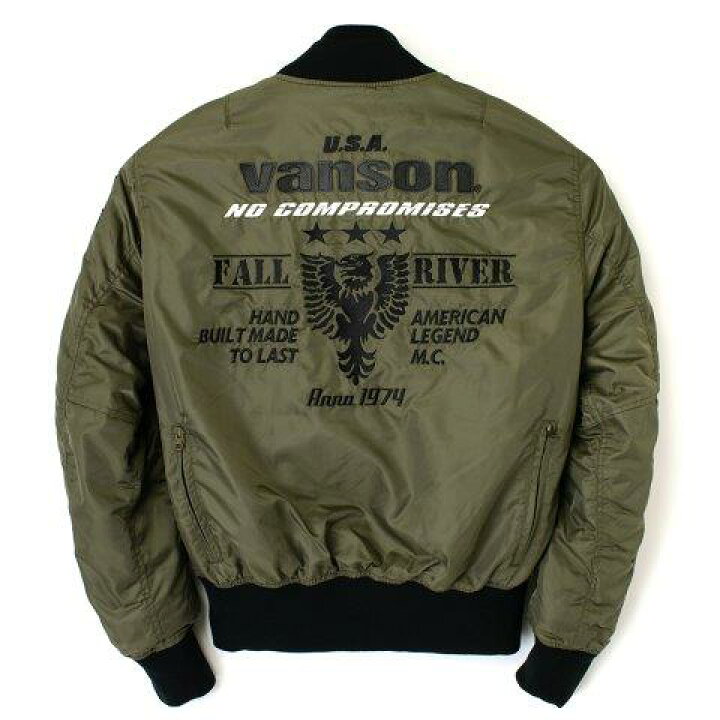 楽天市場】MA-1ジャケット メンズサイズ VS23109W バンソン : 上野  