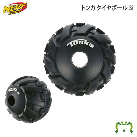 【配送区分K1】トンカ タイヤボール 3i｜リッチェル 直径7.6×6.9cm タイヤ模様 超小型犬 小型犬 中型犬 大型犬 体重目安40kg以下 エサ入れ 知育 玩具 ペット 犬 ドッグ 用品 おやつ フード トイ 合成ゴム おもちゃ