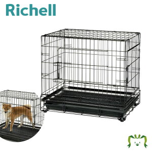 【在庫限り】プロフェッショナルペットケージ Lリッチェル Richell 業務用としても使えるペットケージ。