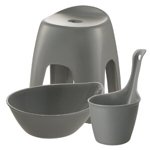 【セットでお得】ハユール お風呂3点セット TXリッチェル 風呂椅子 風呂イス 風呂いす バスチェア バススツール 風呂桶 洗面器 湯桶 手桶 手おけ 洗い桶 バスボウル かわいい 清潔 シンプル