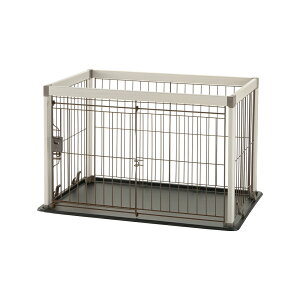 アルミフレームペットサークル 90-60リッチェル 幅87×奥行き56.5×高さ55cm 体重目安8kg以下 超小型犬 小型犬 動物 ペット サークル ワイヤー お掃除簡単 簡単お手入れ スライドドア