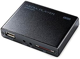 【中古】サンワダイレクト メディアプレーヤー HDMI/RCA出力 USBメモリ/SDカード対応 MP4再生 オートプレイ機能 HDMIケーブル付属 400-MEDI020H