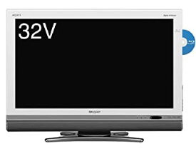 【中古】シャープ 32V型 液晶 テレビ AQUOS LC-32DX2-W ハイビジョン ブルーレイレコーダー内蔵 2009年モデル