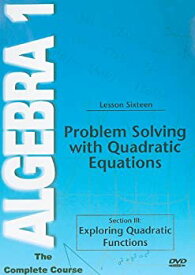 【中古】Problem Solving Quadratic Functions [DVD] [Import]